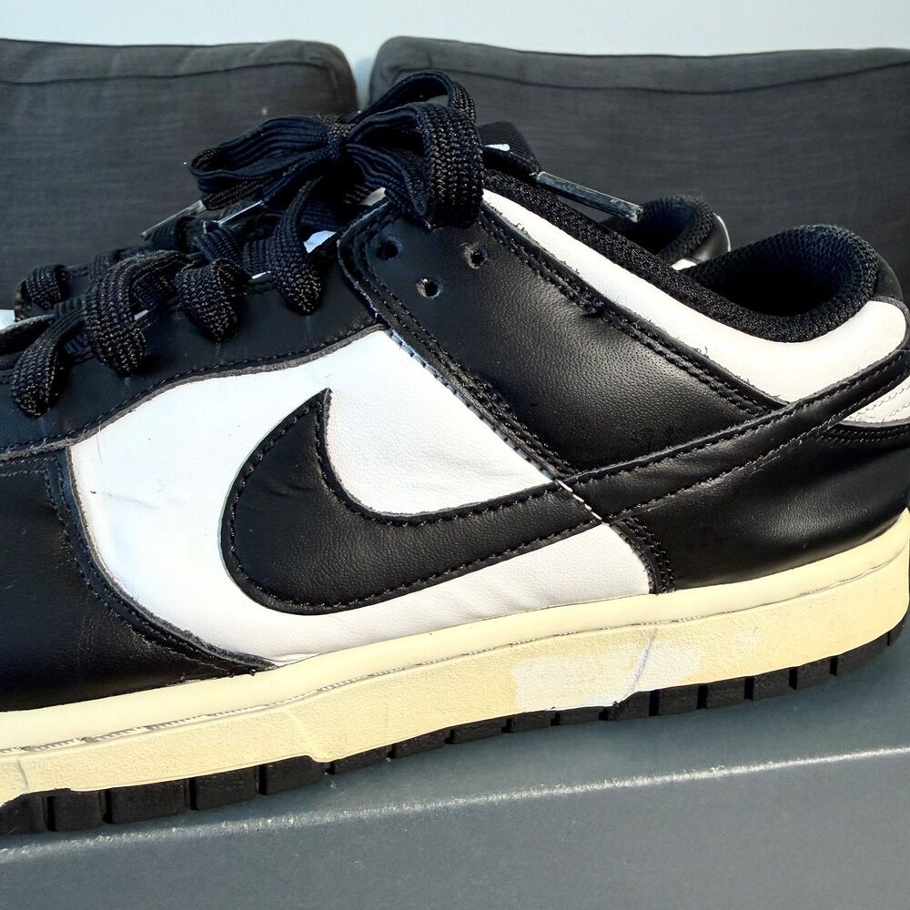 Nike Dunk Low Panda Black White Athletic Sneaker DD1503-101 Women's Size 12 - Picture 10 of 12
